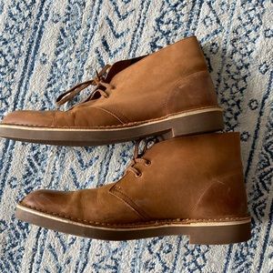 Perfect condition Clarks desert boots.  Size 10